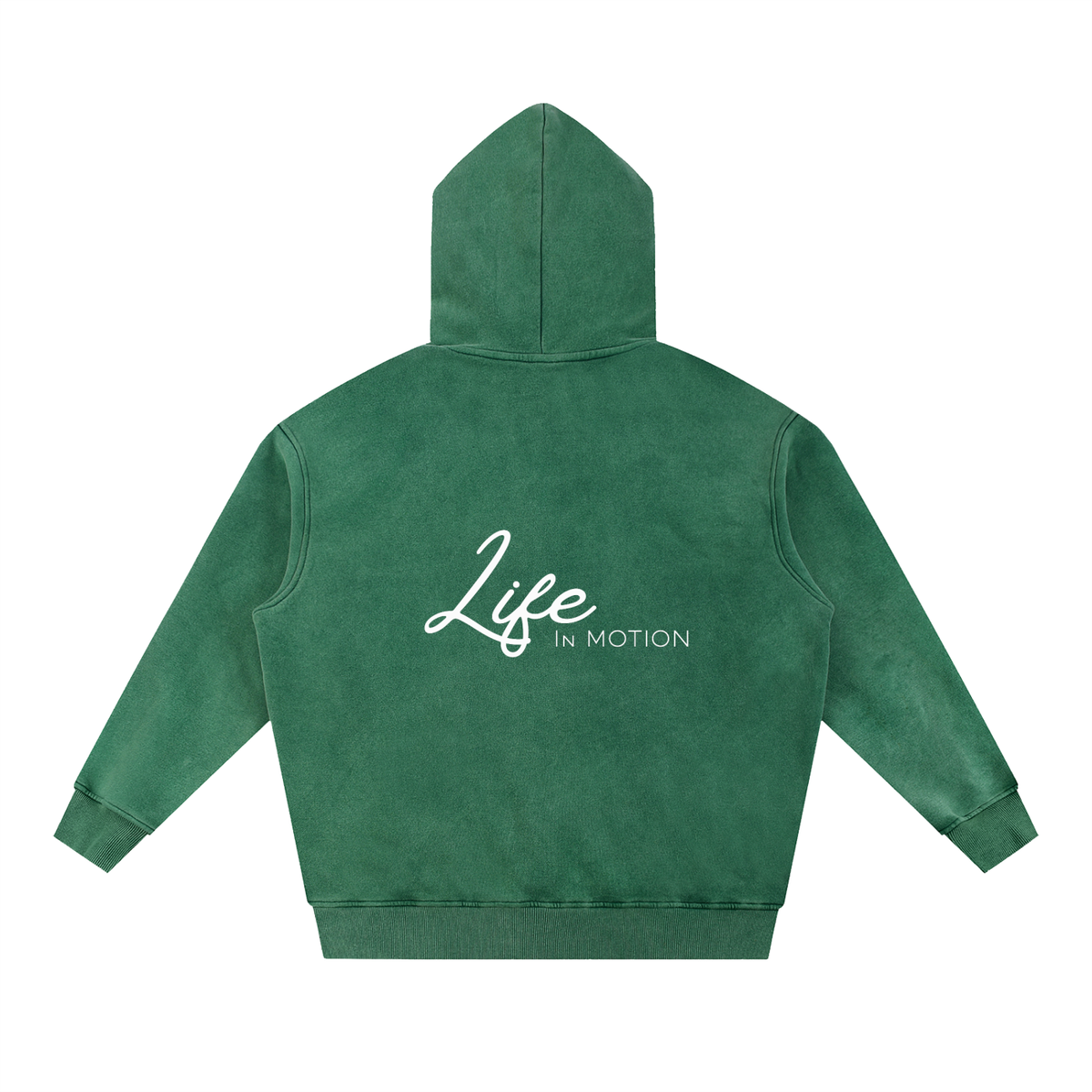Snow Wash Fleece Oversize Hoodie