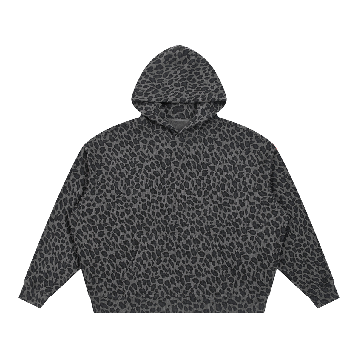 N||Element Unisex Boxy Leopard Print Hoodie