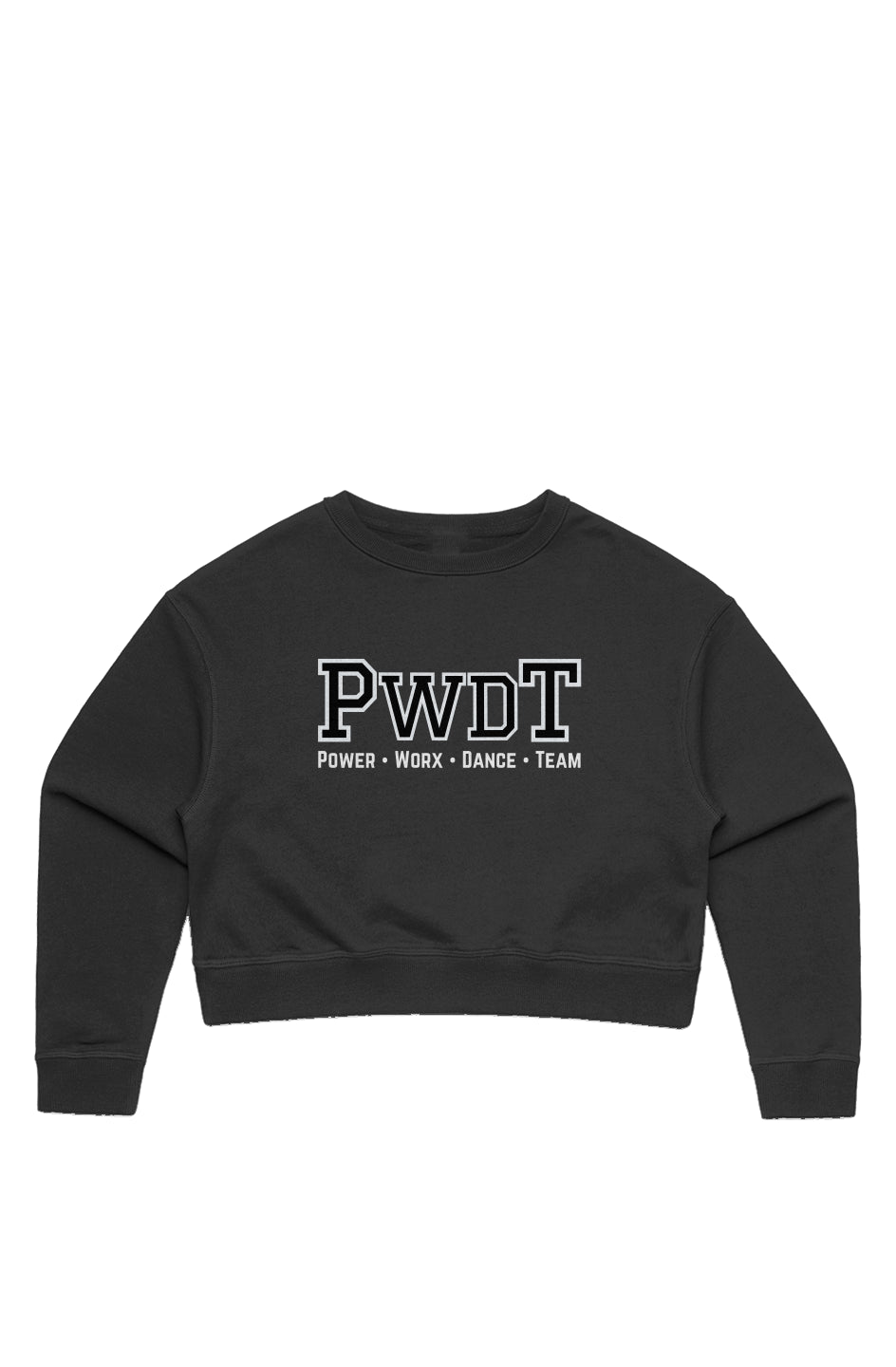 PWD | Women’s Crop Crew | collegiate| pwdt