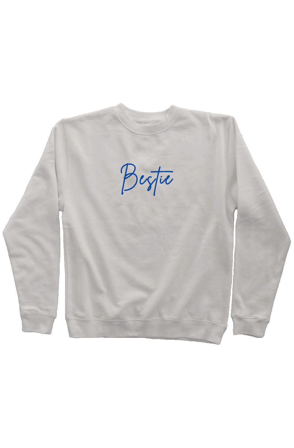 Bestie| puff 3D embroidery |Independent Pigment Dyed Crew Neck