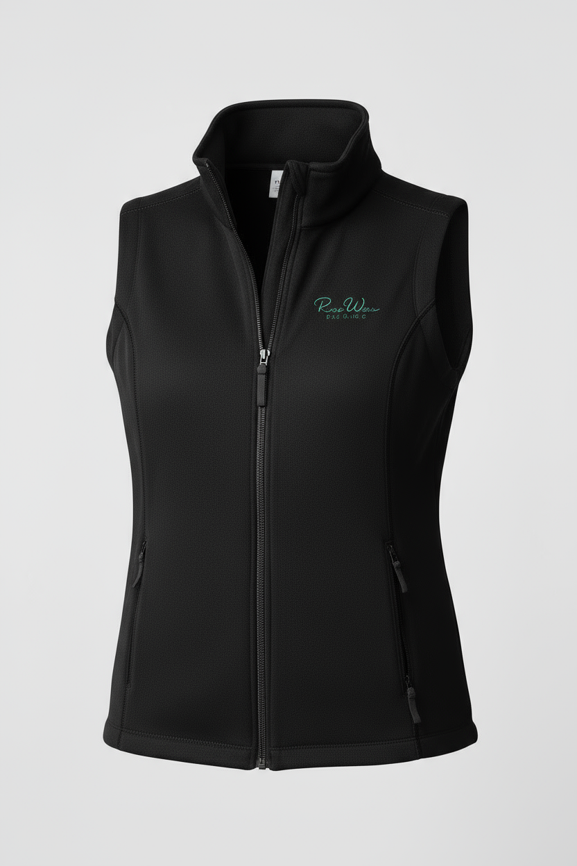 PWD |Women's Embroidered Smooth Fleece Vest