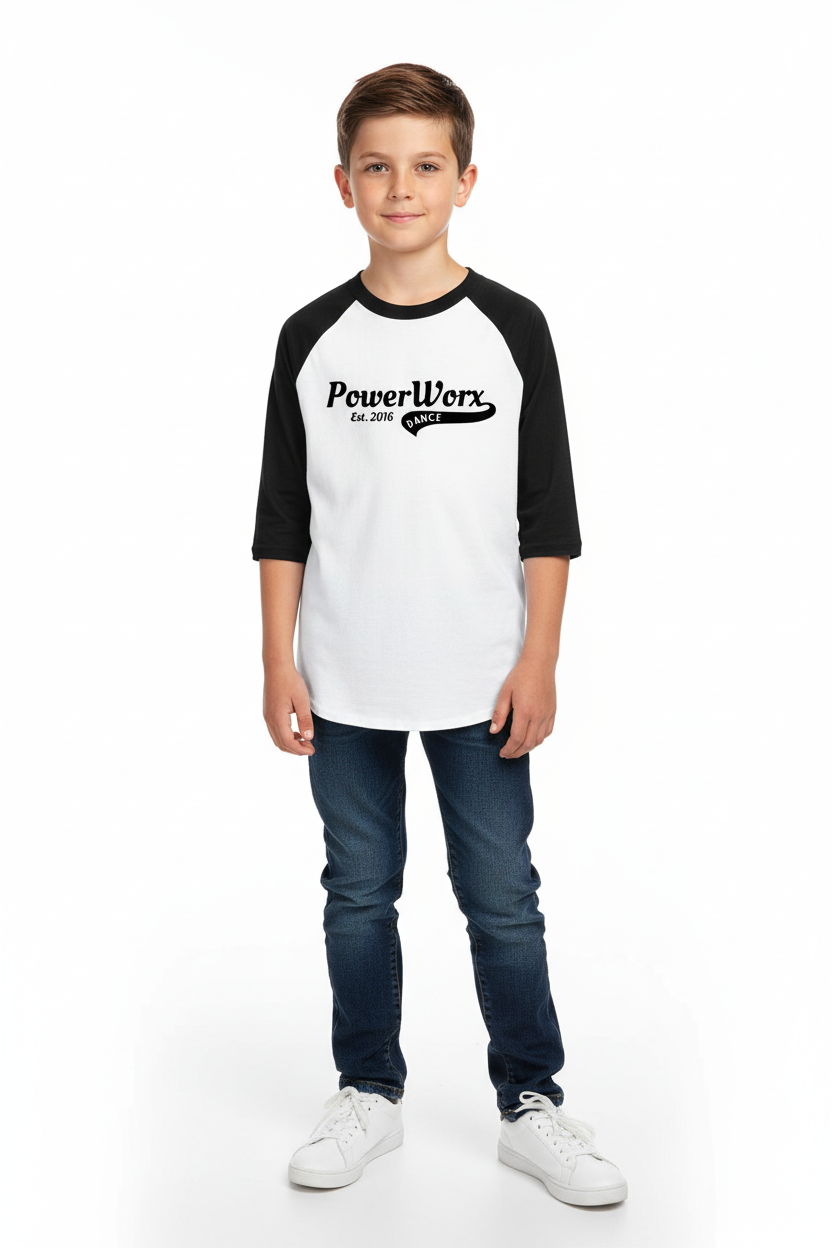 PWD| Kids| Youth Raglan 3/4 Tee | game day