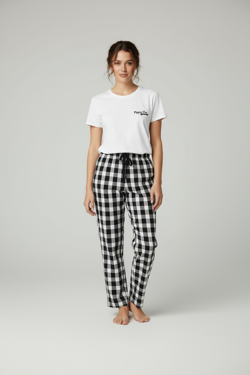 PWD| Womens Flannel Checker Pant