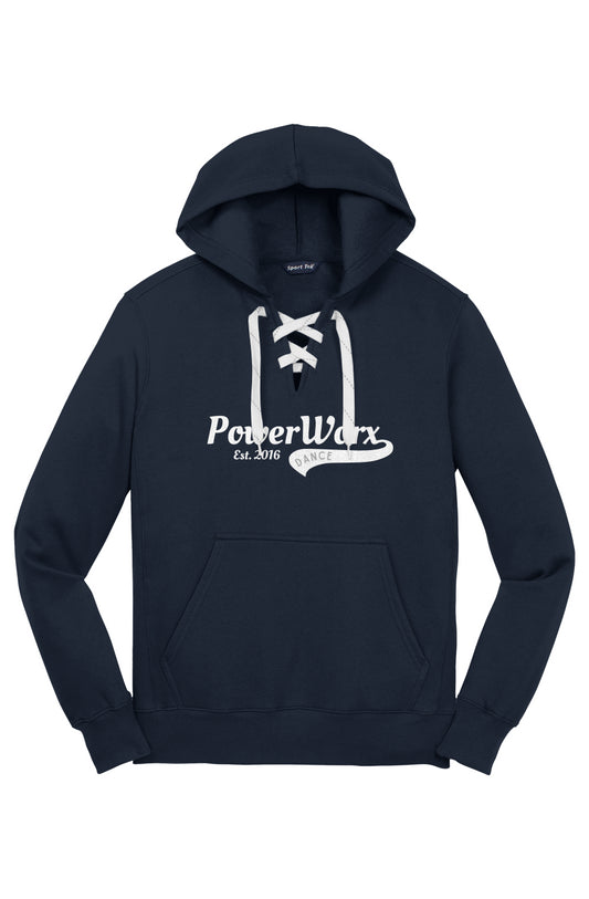 PWD| Lace Up Pullover Sweatshirt
