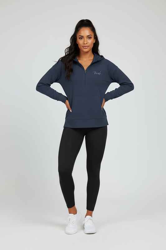 PWD |Stretch 1/2 Zip Hoodie| PW Dancemom