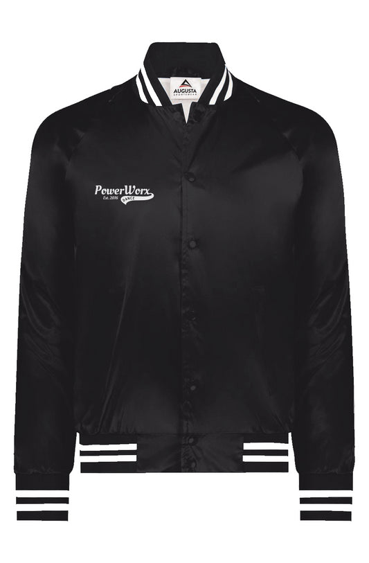 PWD| Satin Baseball Varsity Jacket