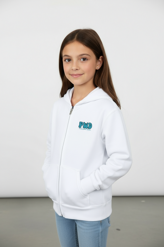 PWD| Kids| Youth Full Zip Fleece Hoodie - PWD