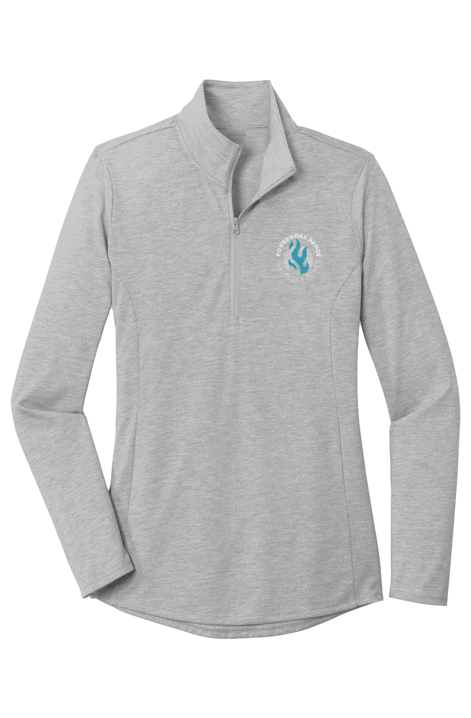 PWD| Womens Light weight Tri Blend Wicking 1/4 Zip| crest