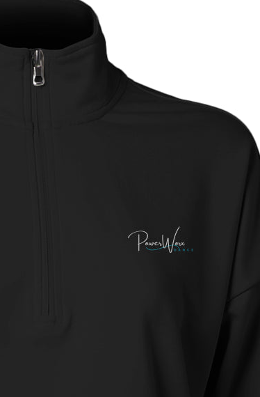 PWD| Womens Perform Embroidered Quarter Zip_PWDance