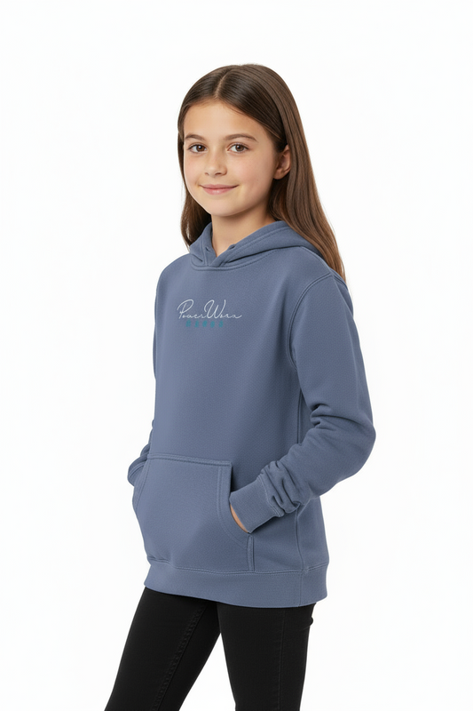 PWD| Kids| Youth Pigment-Dyed Hoodie, Embroidered