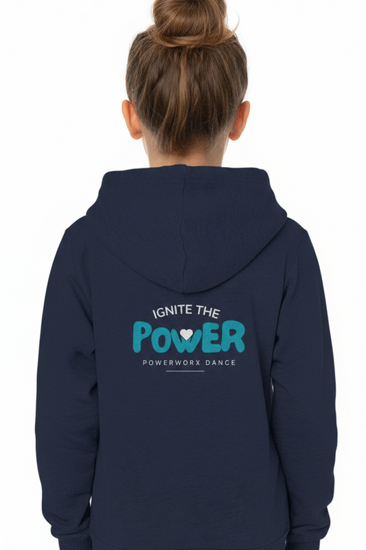 PWD| Kids| Youth Sponge Fleece Full-Zip Hoodie - Power