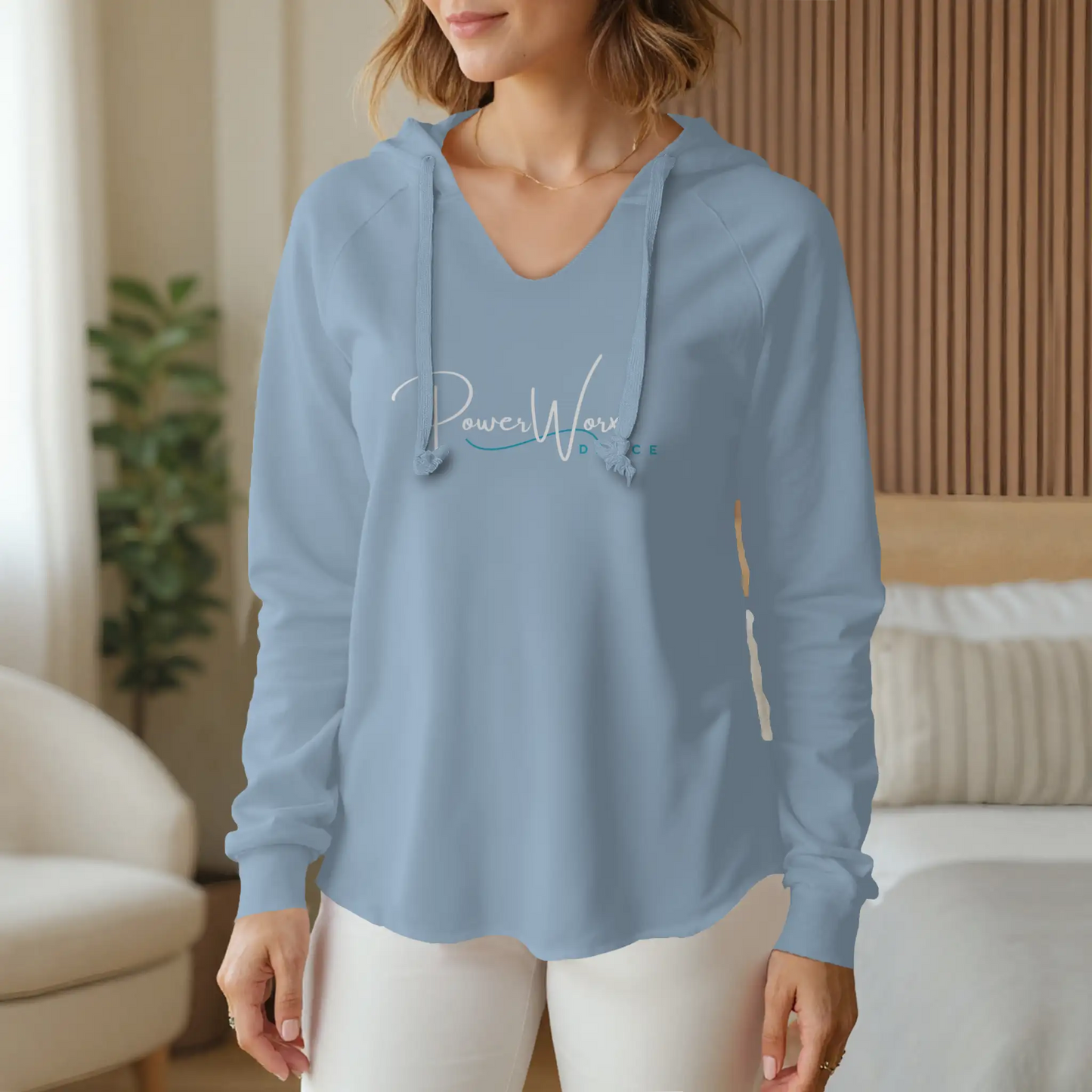 PWD| Womens Lightweight Wash Hooded Pullover