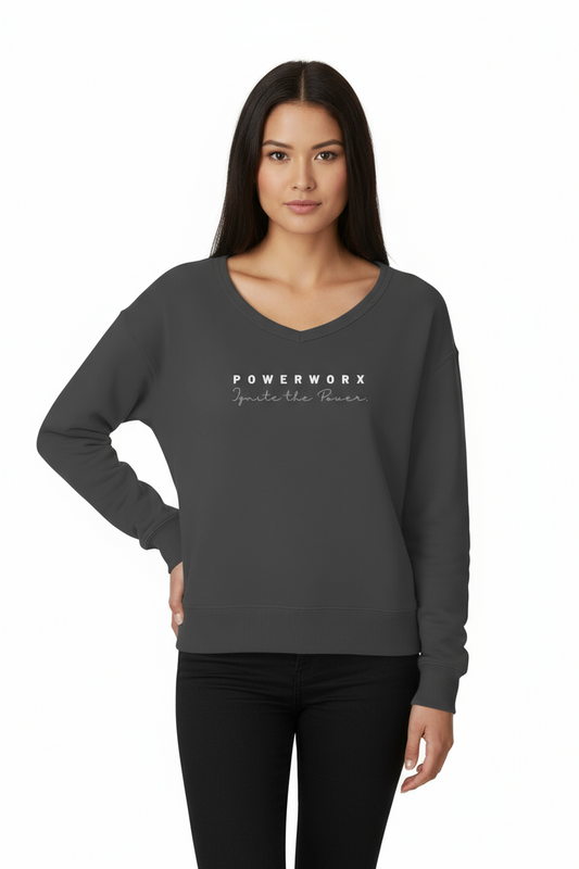 PWD |Beach Wash V Neck Sweatshirt - Ignite