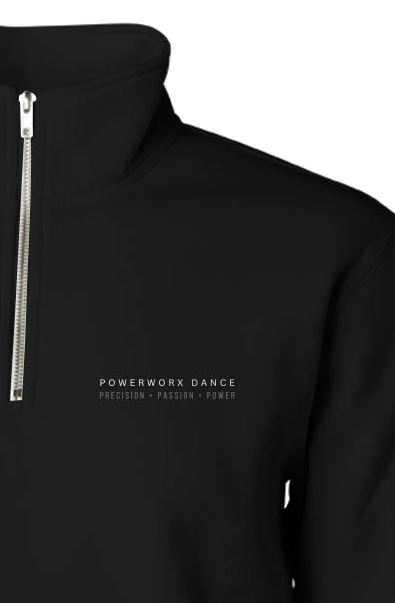 PWD |Adult Mens/Unisex Midweight Quarter Zip Pullover| Precision Passion Power