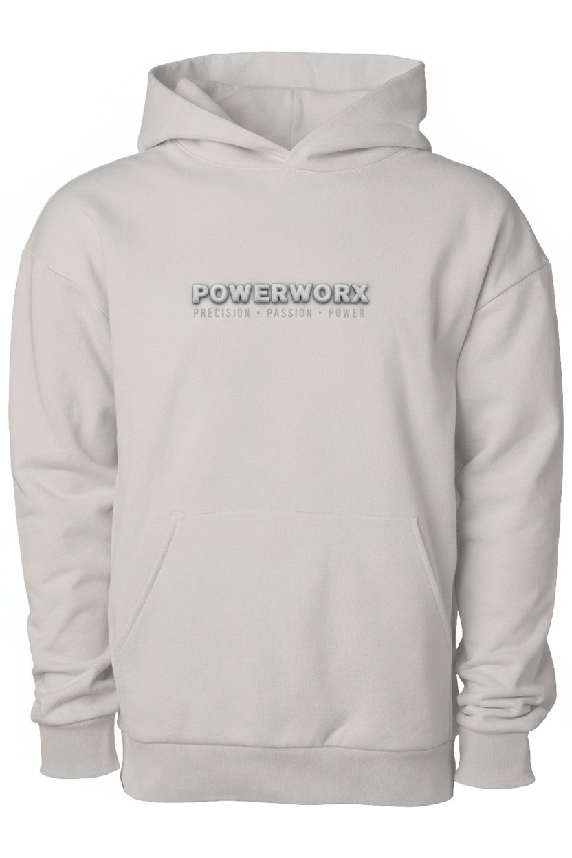 PWD |Adult Unisex Boulevard Heavyweight Pullover Hood, 3d embroidery