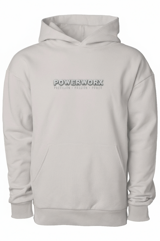 PWD |Adult Unisex Boulevard Heavyweight Pullover Hood, 3d embroidery