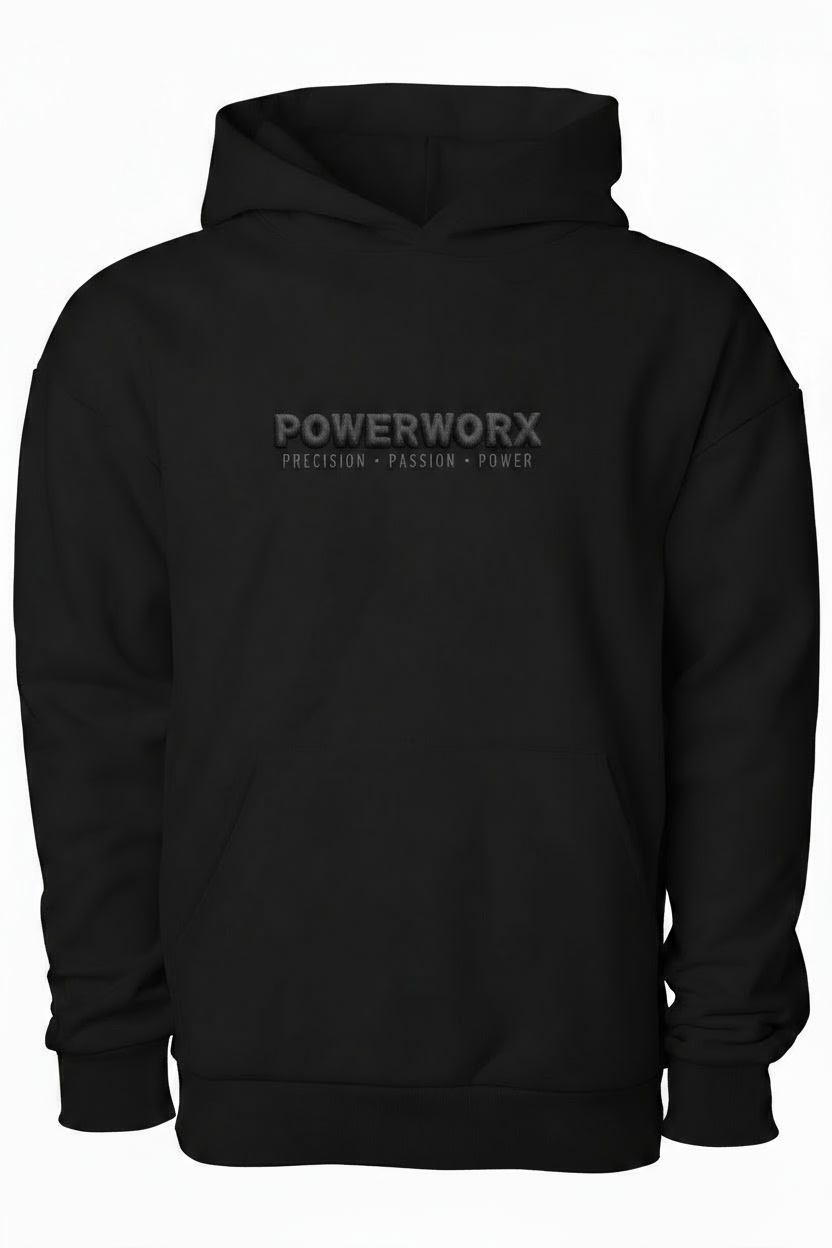 PWD |Adult Unisex Boulevard Heavyweight Pullover Hood, 3d embroidery