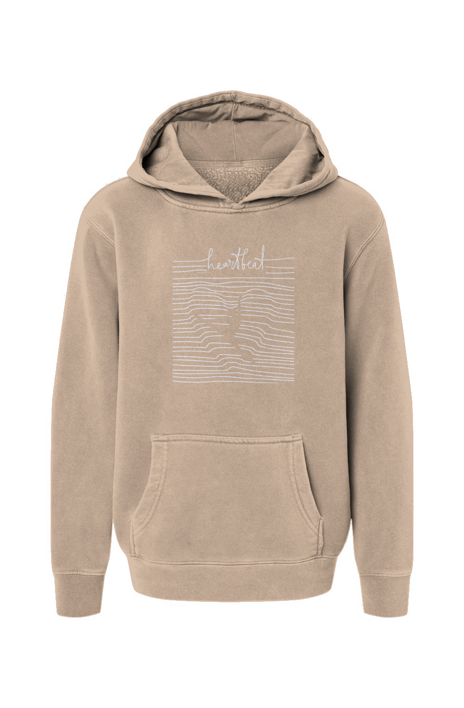 Youth  Pigment-Dyed Hoodie - heartbeat