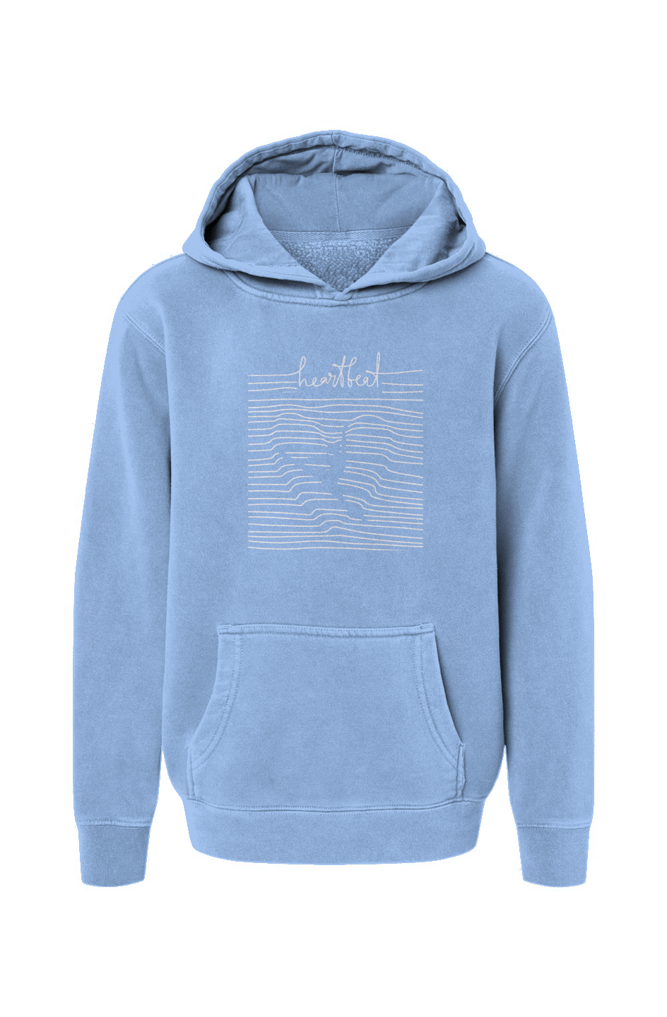 Youth  Pigment-Dyed Hoodie - heartbeat