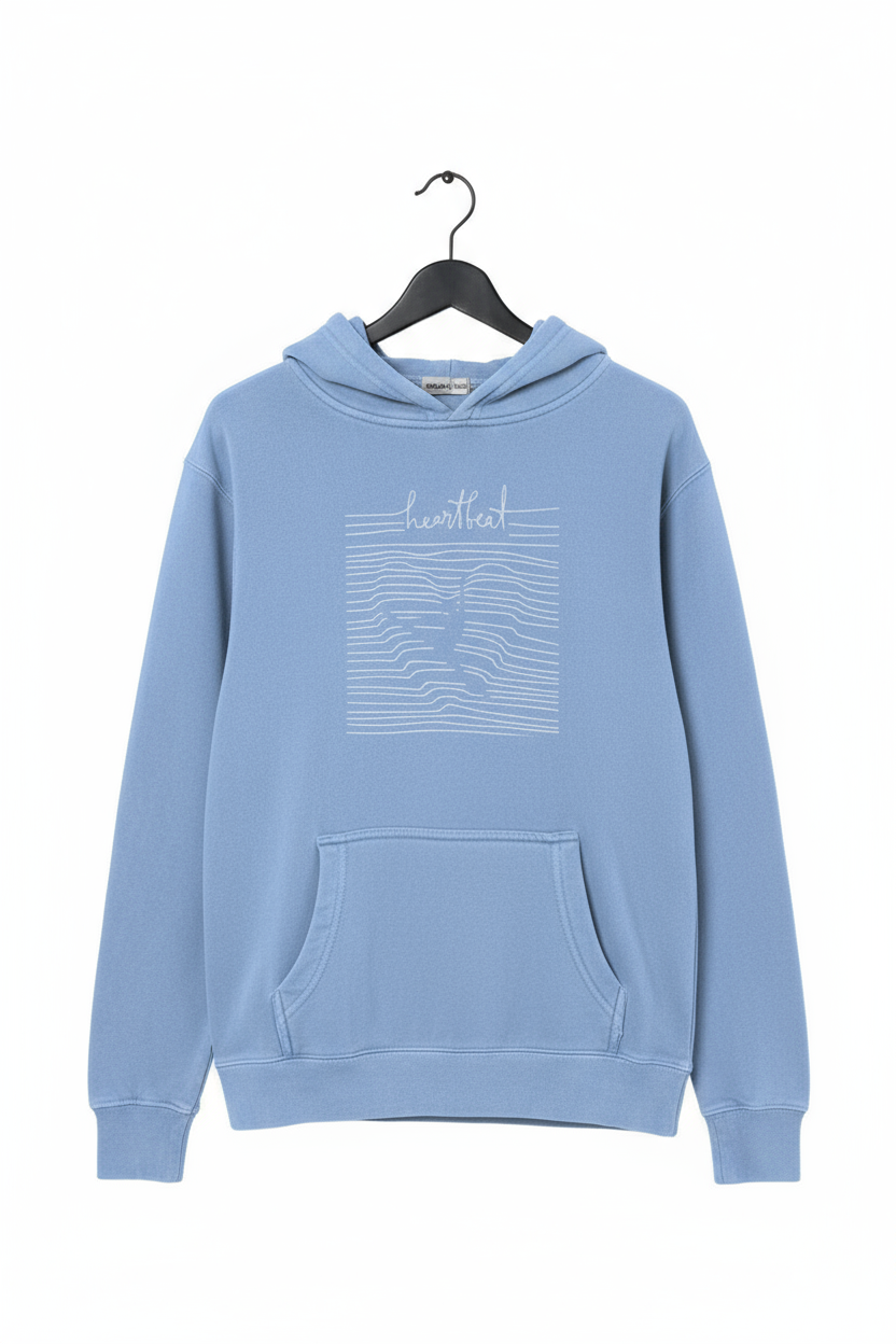 Youth  Pigment-Dyed Hoodie - heartbeat