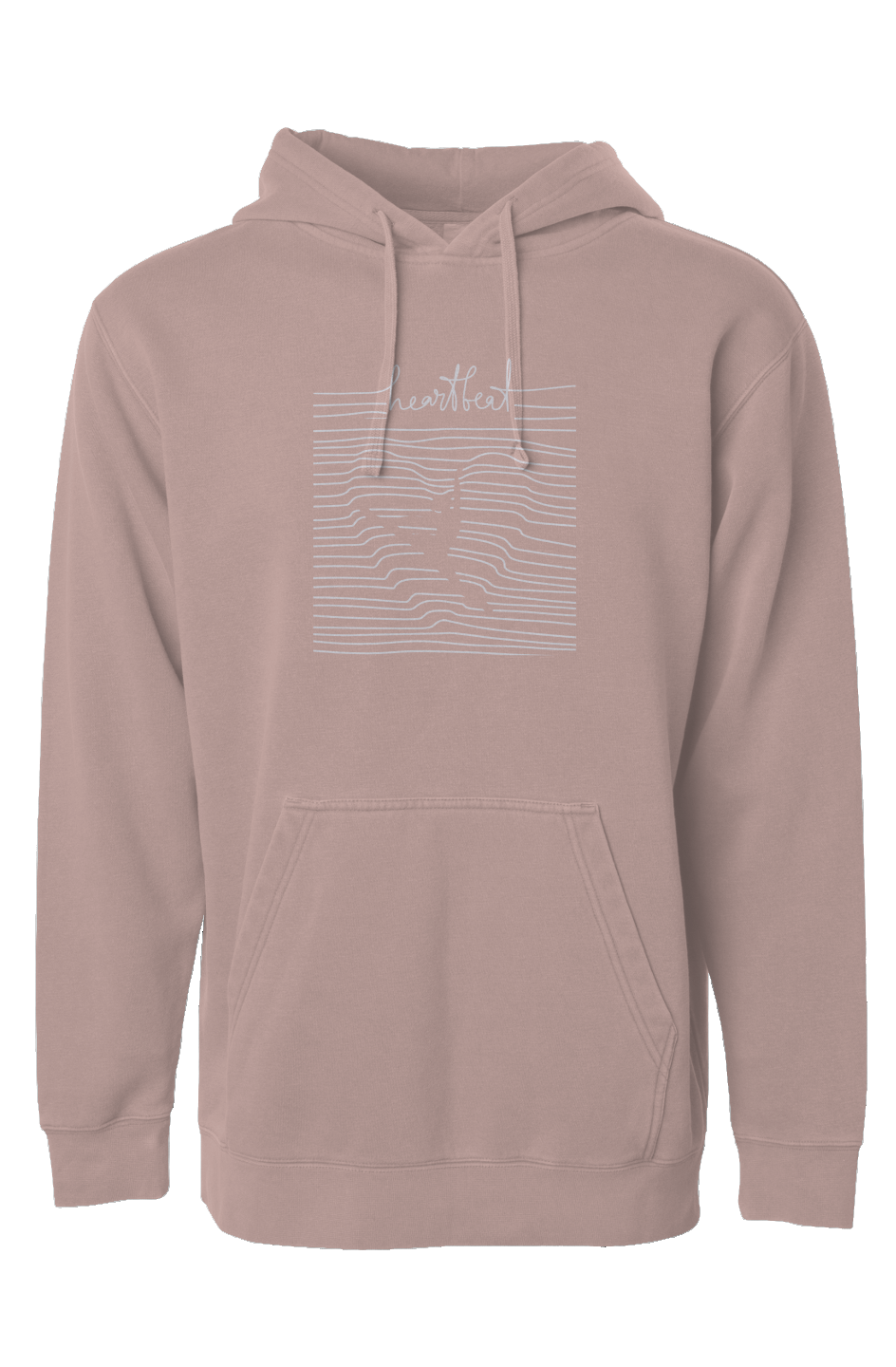 Independent Pigment Dyed Hoodie - heartbeat