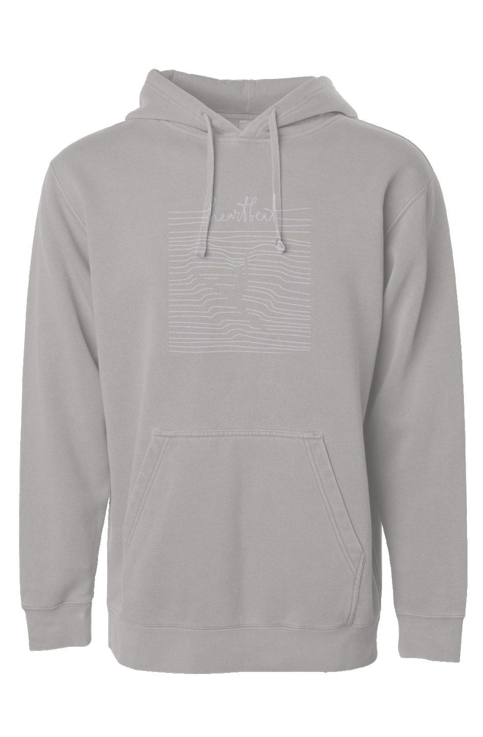 Independent Pigment Dyed Hoodie - heartbeat
