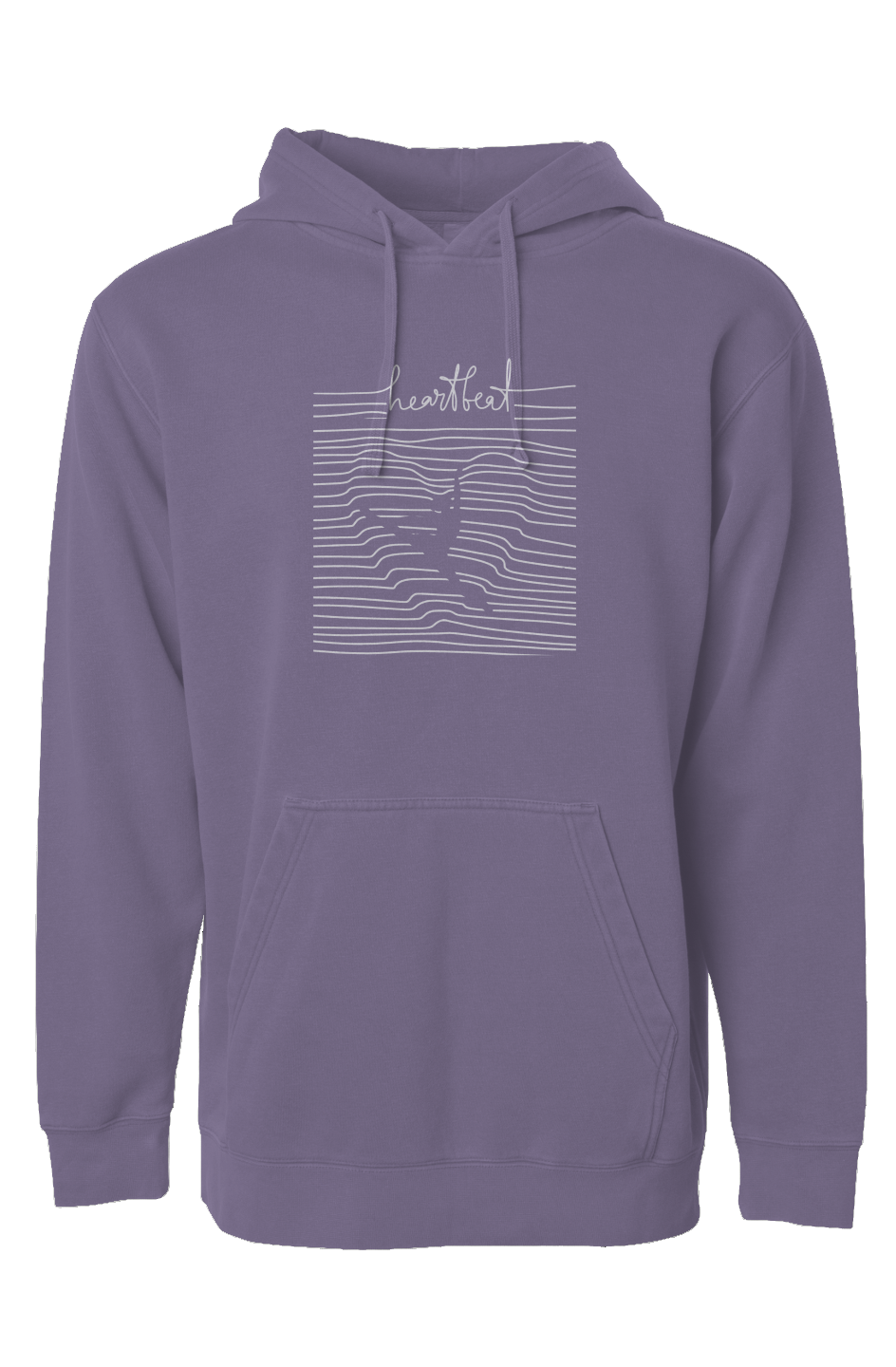 Independent Pigment Dyed Hoodie - heartbeat