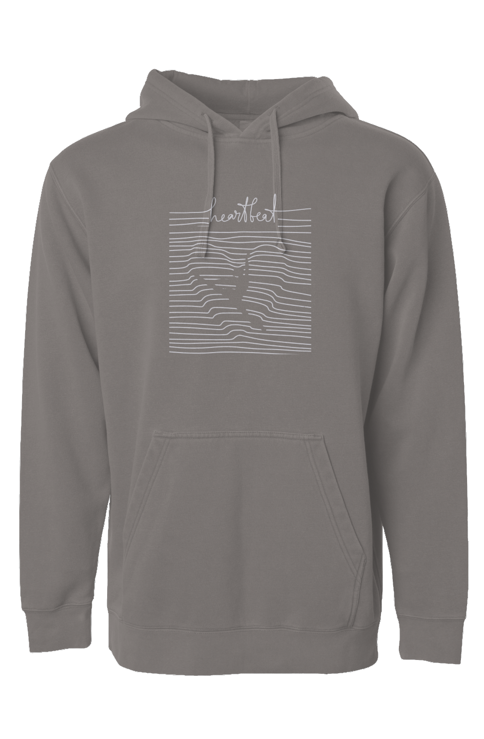 Independent Pigment Dyed Hoodie - heartbeat