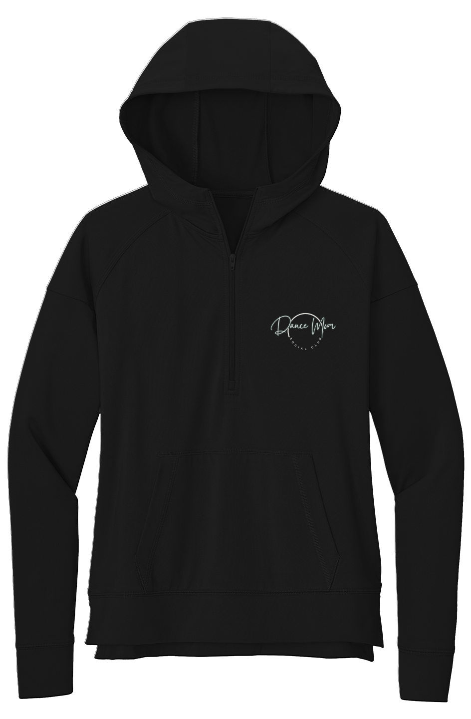 Dance Mom social club - Stretch 1/2 Zip Hoodie