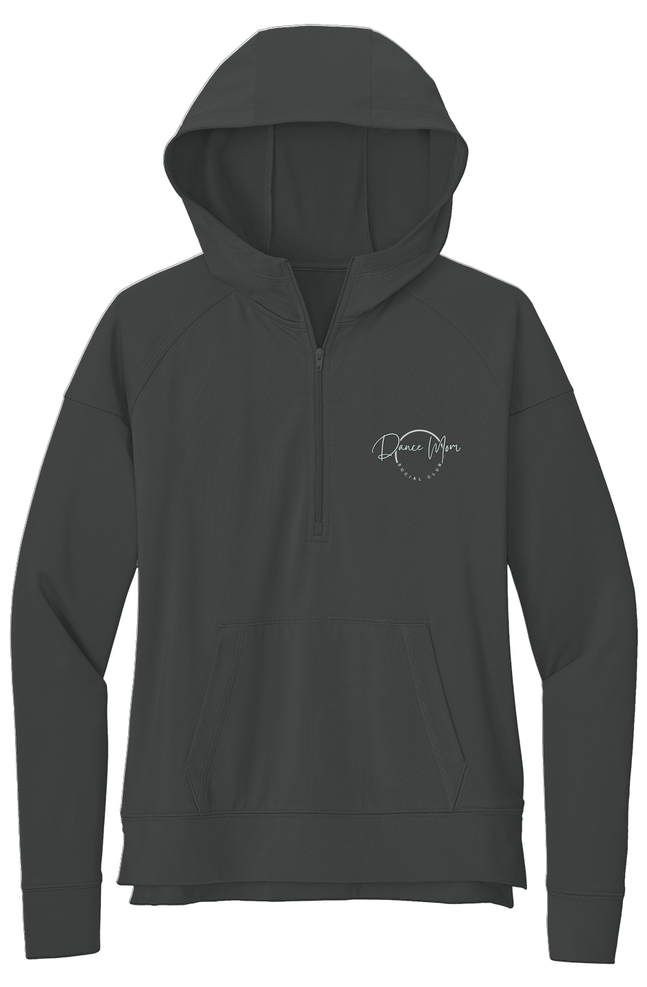 Dance Mom social club - Stretch 1/2 Zip Hoodie