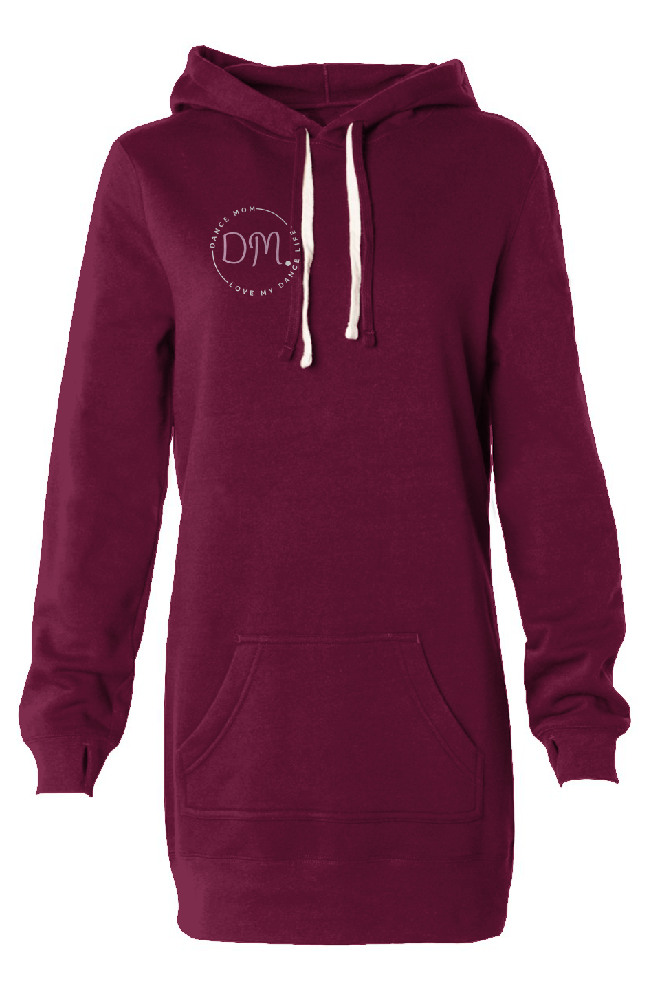 Dance Mom Fashion - Hooded Sweatshirt Dress