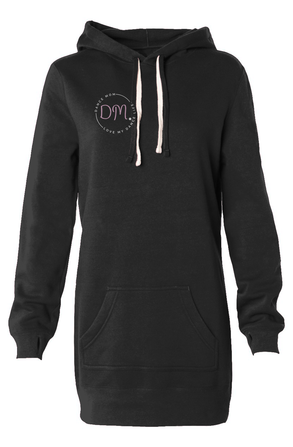 Dance Mom Fashion - Hooded Sweatshirt Dress