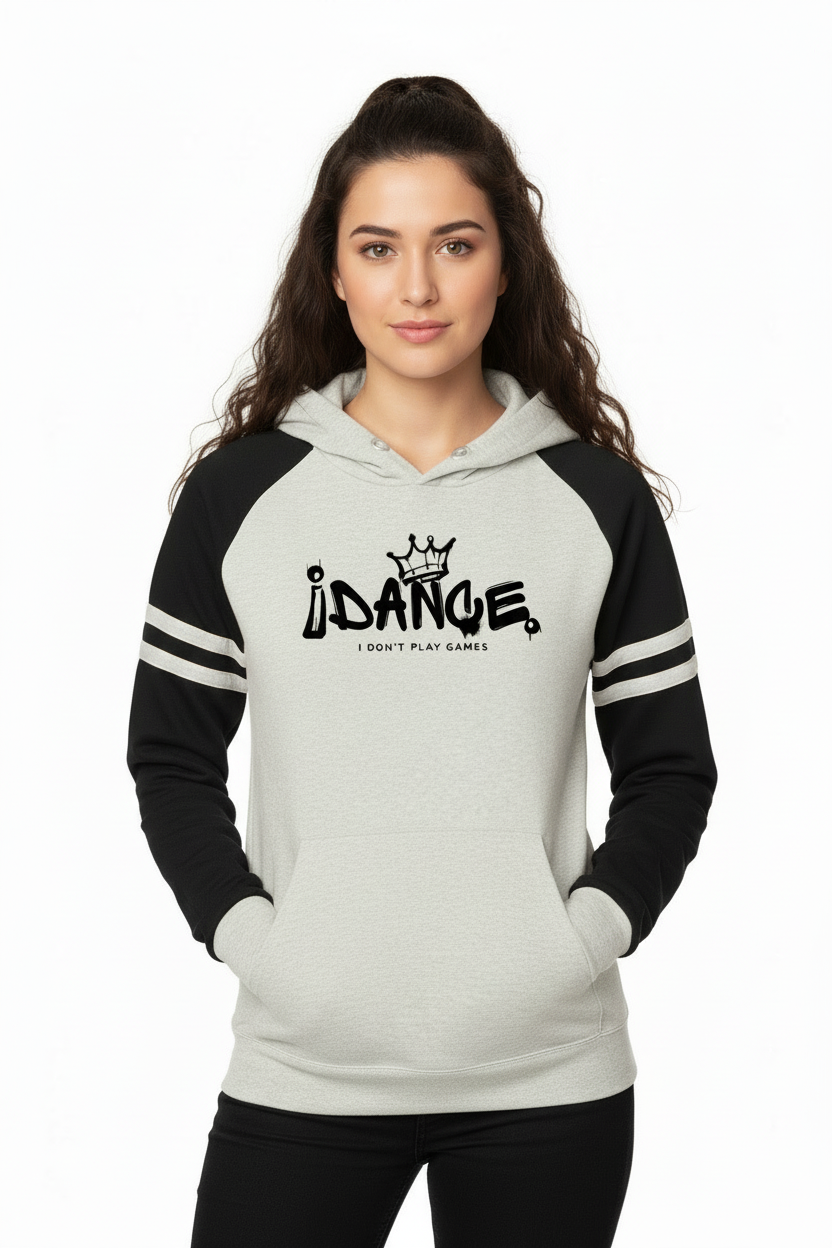 i dance Varsity Colorblocked Raglan Hoodie