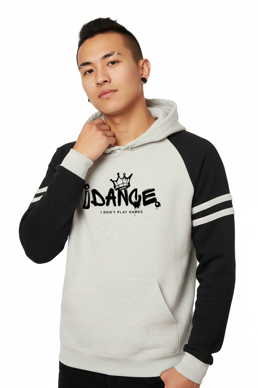 i dance Varsity Colorblocked Raglan Hoodie