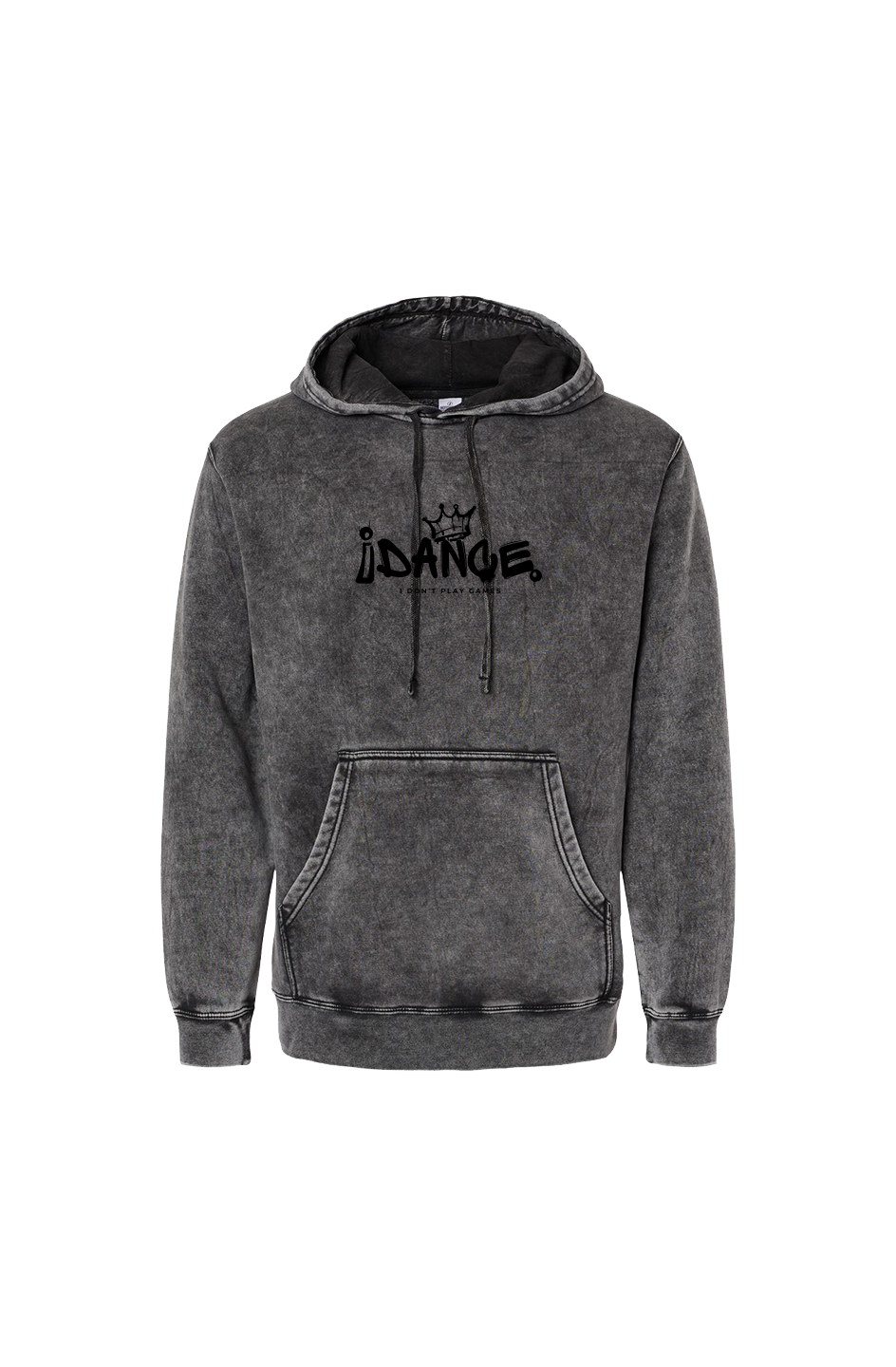 idance-Unisex Midweight Mineral Wash Hooded Sweatshirt