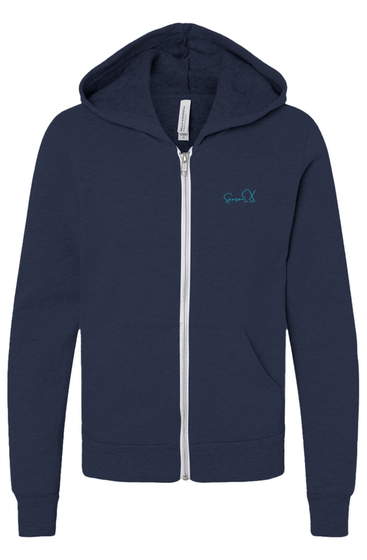 PWD| Youth Sponge Fleece Full-Zip Hoodie