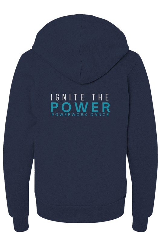 PWD| Youth Sponge Fleece Full-Zip Hoodie