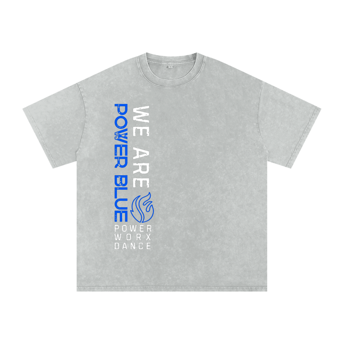 (PWD) Snow Washed Oversized Cotton T-Shirt - We Are