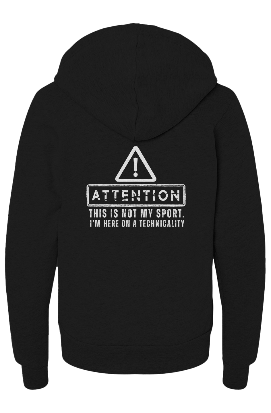 Youth Sponge Fleece Full-Zip Hoodie - Not my sport
