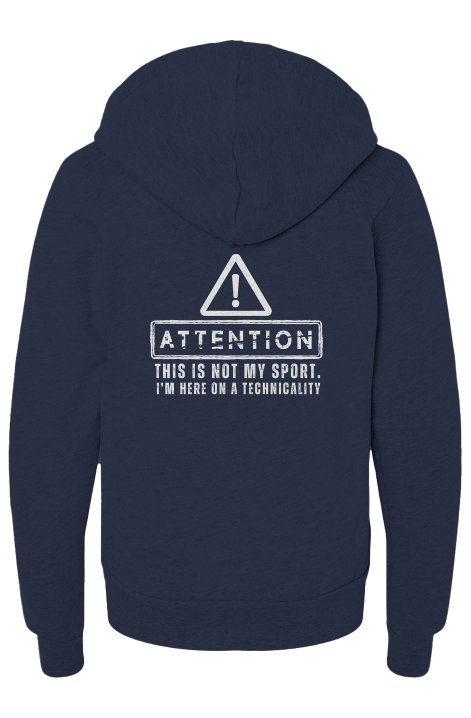 Youth Sponge Fleece Full-Zip Hoodie - Not my sport