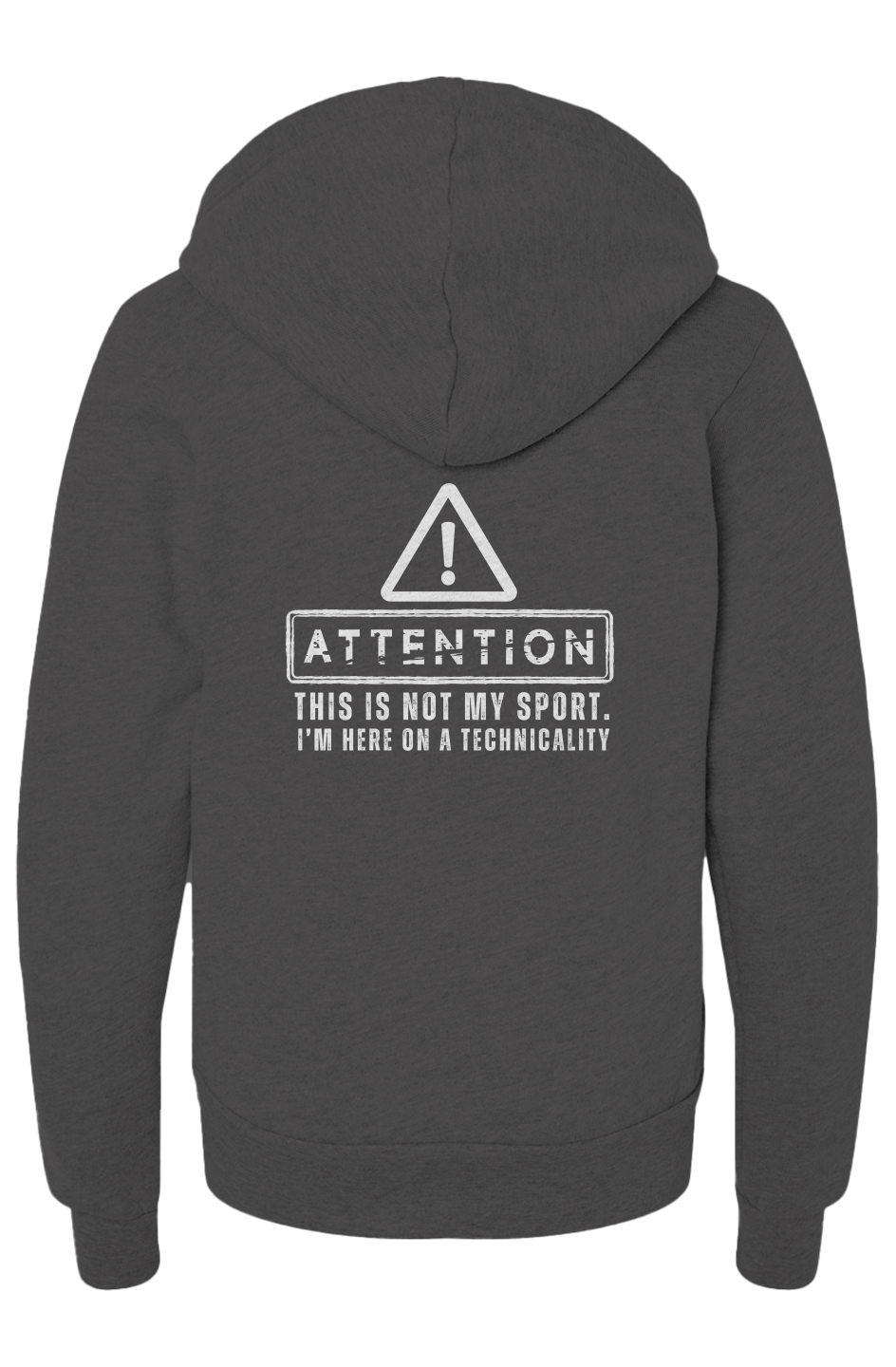 Youth Sponge Fleece Full-Zip Hoodie - Not my sport
