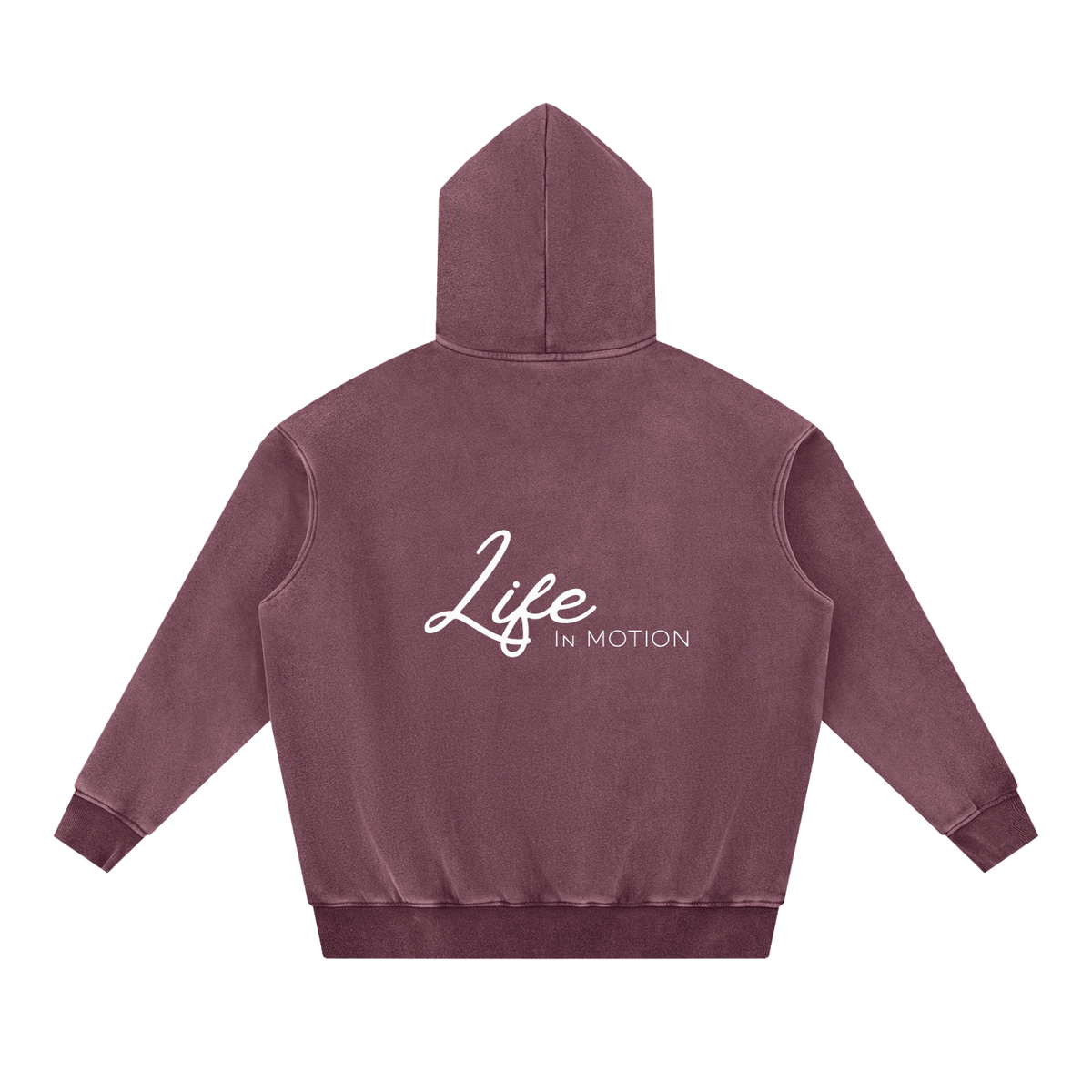 Snow Wash Fleece Oversize Hoodie