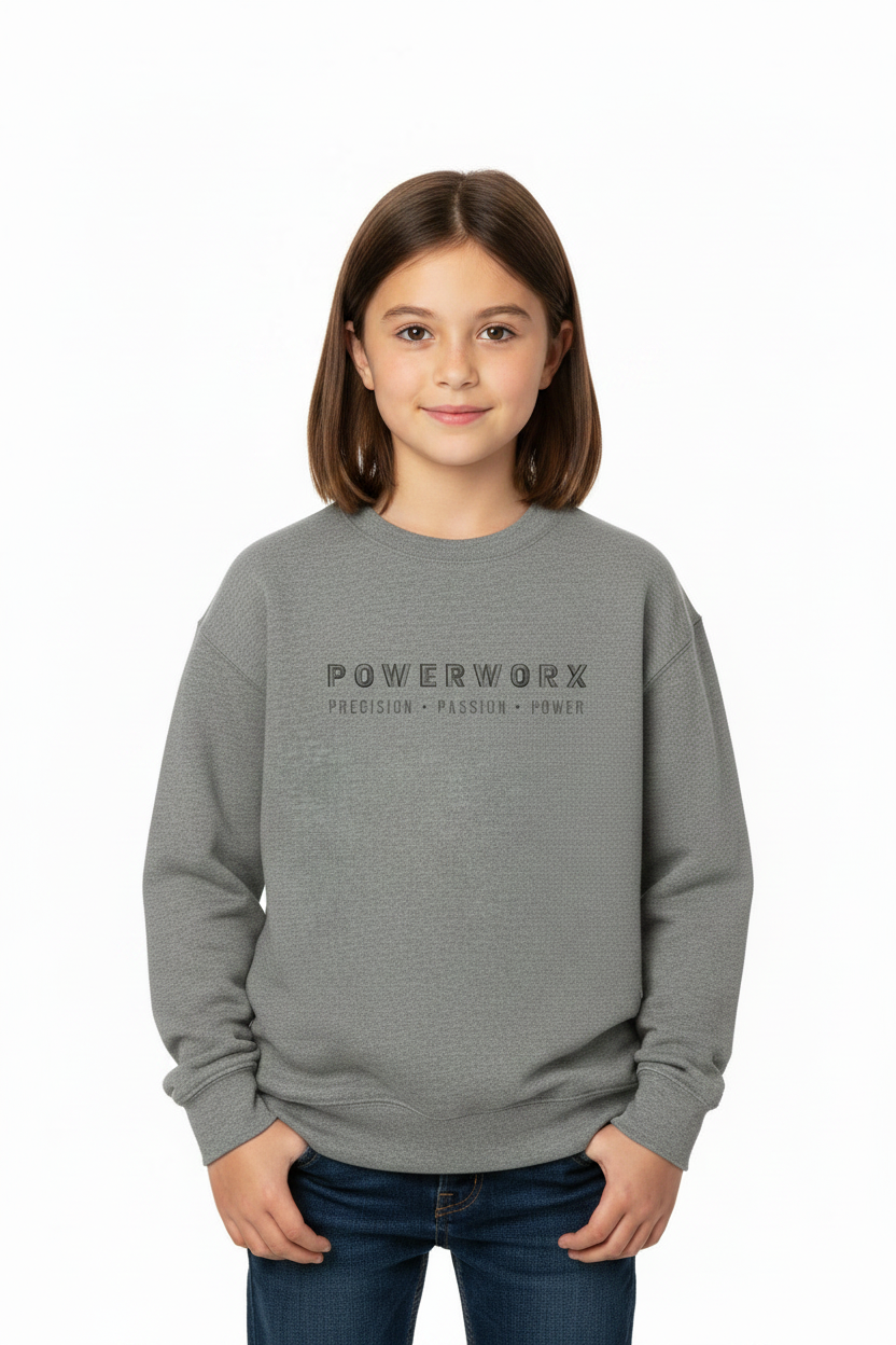 (PWD) Youth Crewneck Sweatshirt EMB