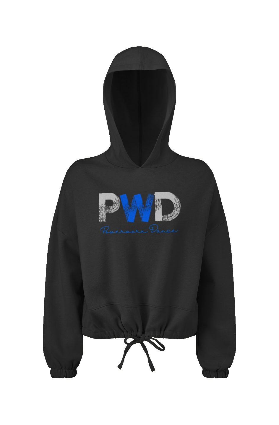  PWD Ladies' Cropped Oversize Hooded Sweatshirt