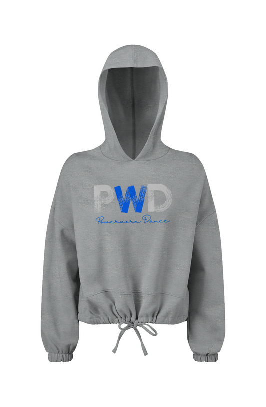  PWD Ladies' Cropped Oversize Hooded Sweatshirt