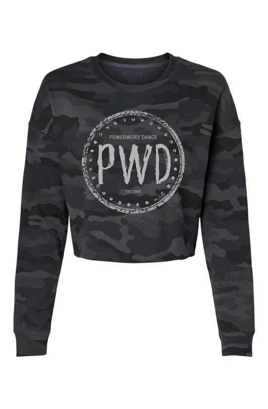  PWD Lightweight Camo Cropped Crew