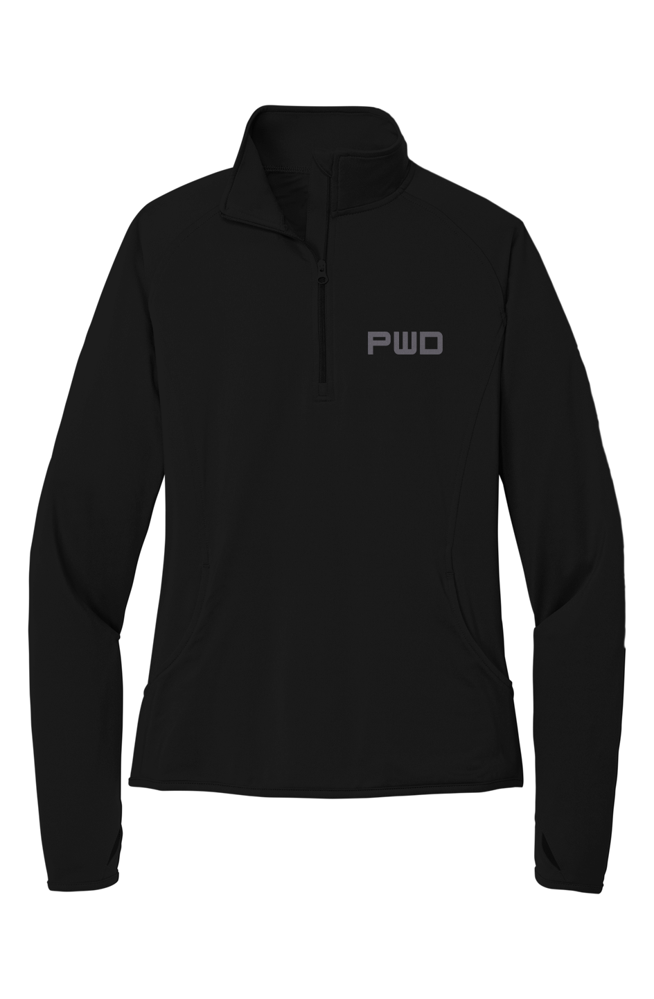  PWD Womens Sport Wick 1 4 Zip Pullover