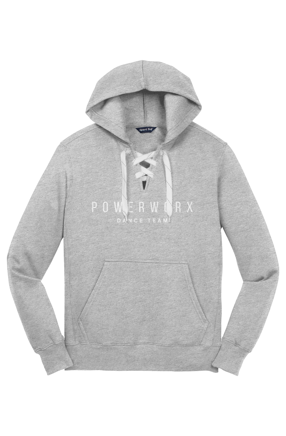  PWD Lace Up Pullover Hooded Sweatshirt