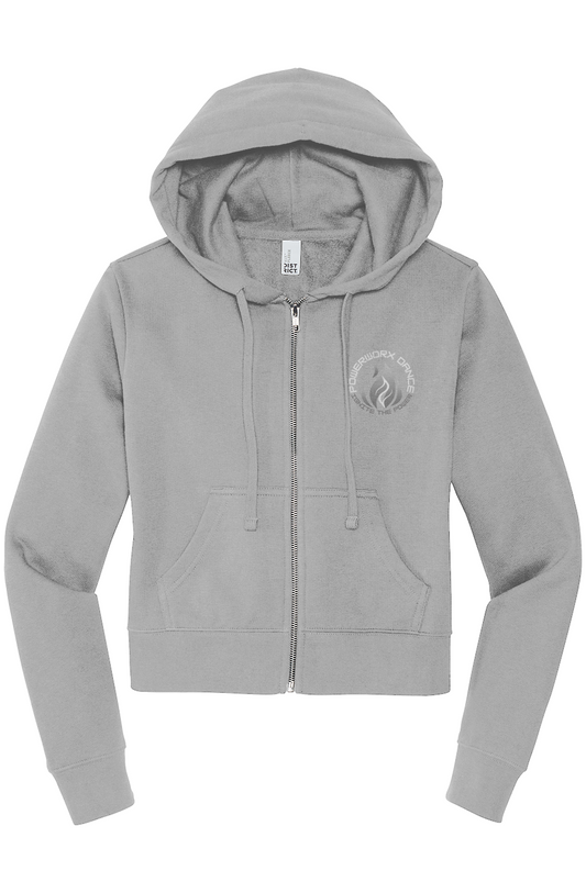  PWD District Womens Zip Hoodie