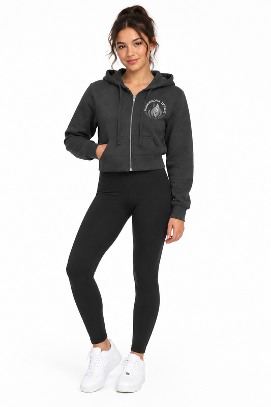 (PWD) District Womens Zip Hoodie